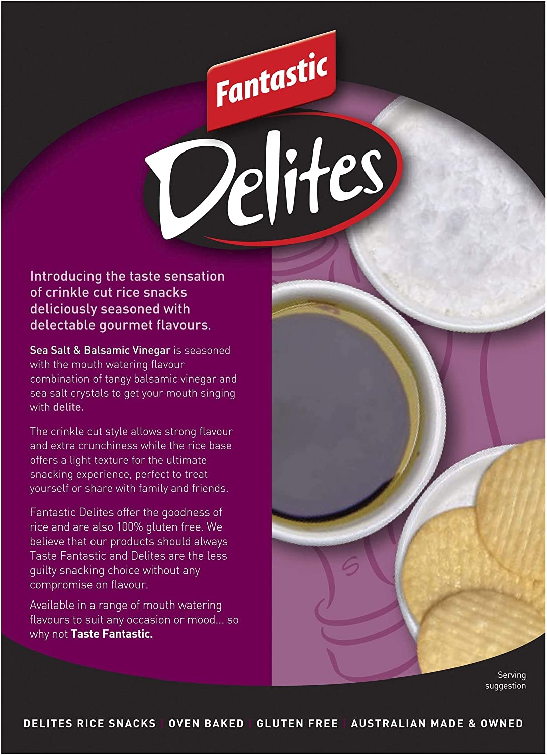 Fantastic Delites Sea Salt and Balsamic Vinegar, 100G image number 5