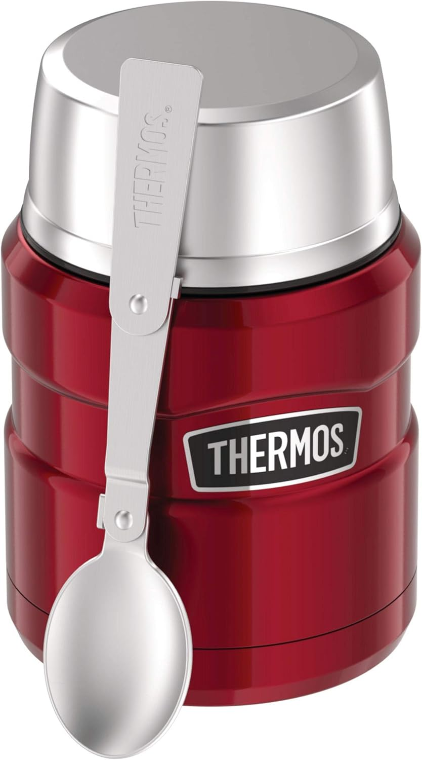 Thermos Stainless King Vacuum Insulated Food Jar, 470Ml, Red, SK3000RAUS image number 3