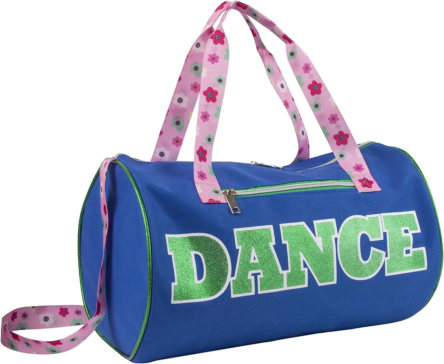 MADISON & DAKOTA Garment Dance Shoulder Bags for Girls, Teen Dancers, Costumes, Boys | Holographic Glitter Dance Bag for Kids, Dance Purple & Pink, Every Day