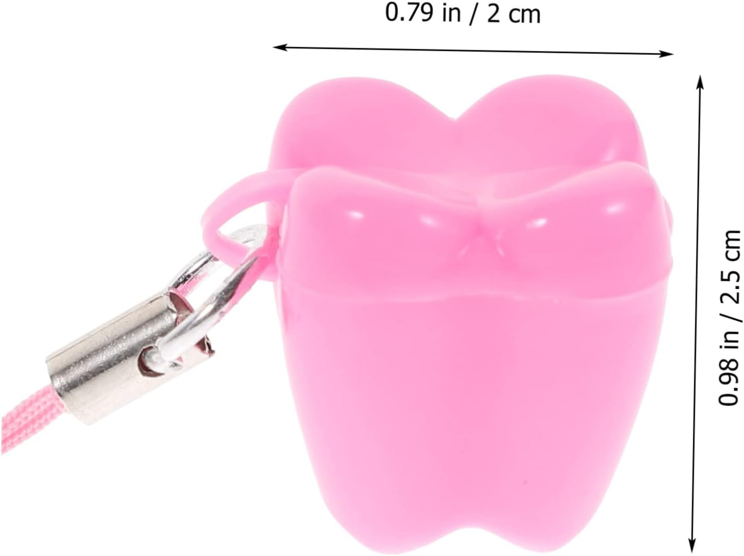 Baby Tooth Keepsake Box and Storage Organizer for Children Small Plastic Tooth Holder Case with 50Pcs Capacity Baby Keepsake Case for Collection and Souvenir Storage Random Color image number 2