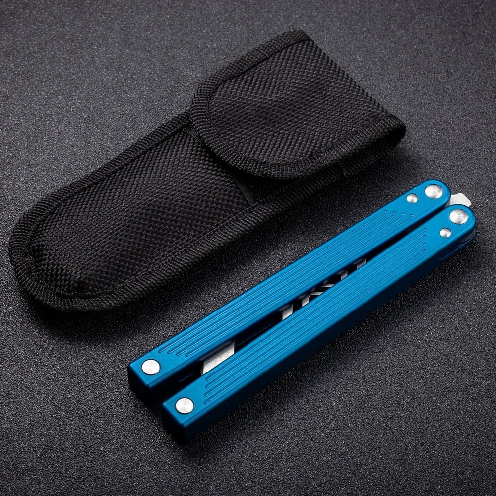 KEEDAS Integrated Forging Bushing System, Aluminum Integral Channel Handle, Excellent Grip, Pretty Solid, Best Balance and Inertia, Great for Beginners (Blue)