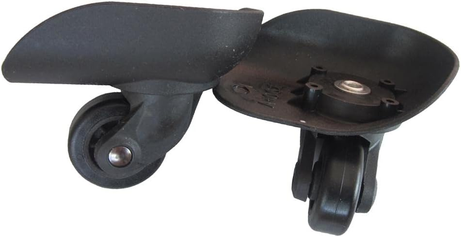 Eigell 2 Pairs Vluggage Carriers Rubber Wheels Replacement Wheels for Suitcases image number 3