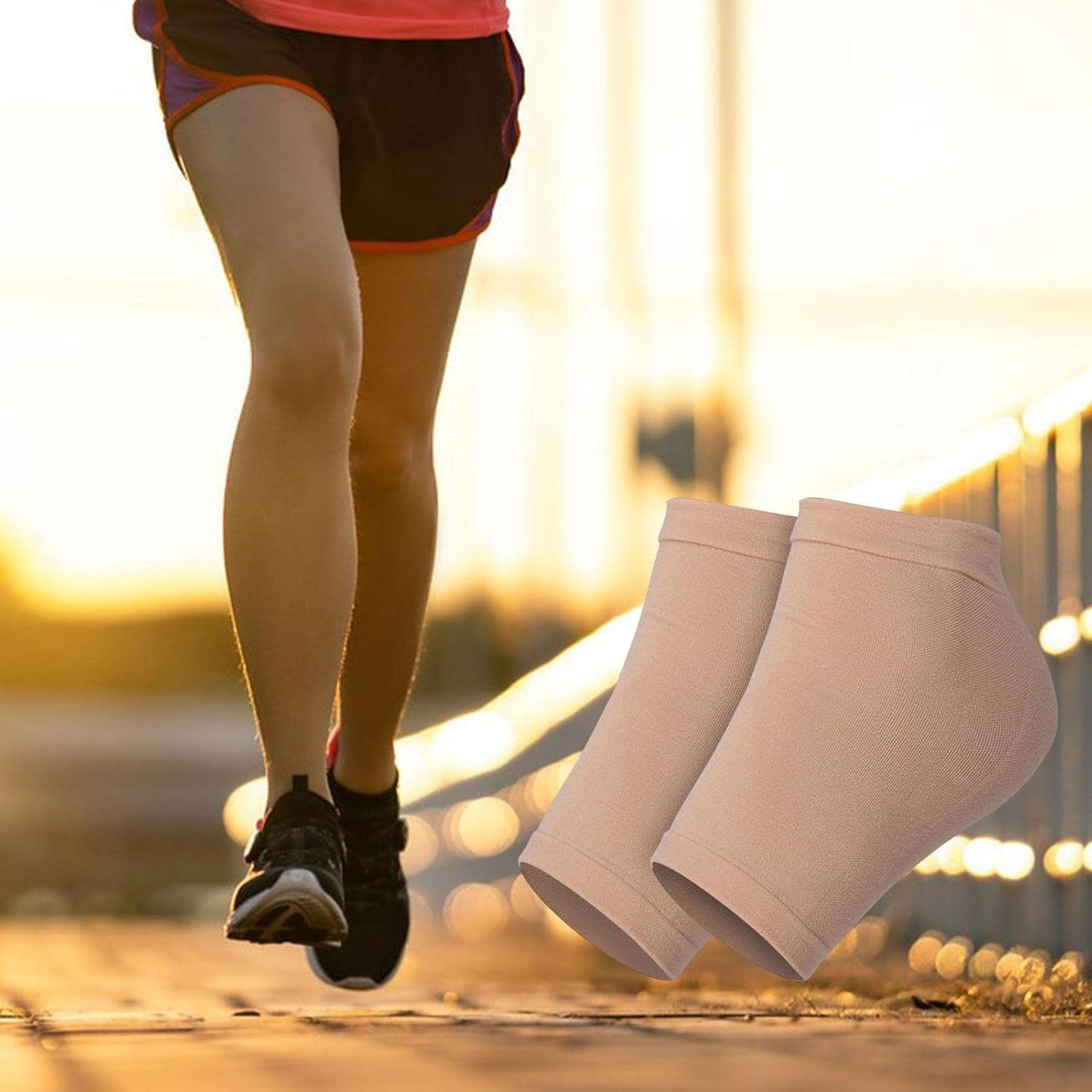 Heel Socks for Dry Cracked Feet, Moisturizing Toeless Sock for Foot Care, Gel Heel Socks for Dry Cracked Feet, Gel Heel Repair Socks for Cracked Heels, Moisture Socks for Dry Feet Puchen image number 5