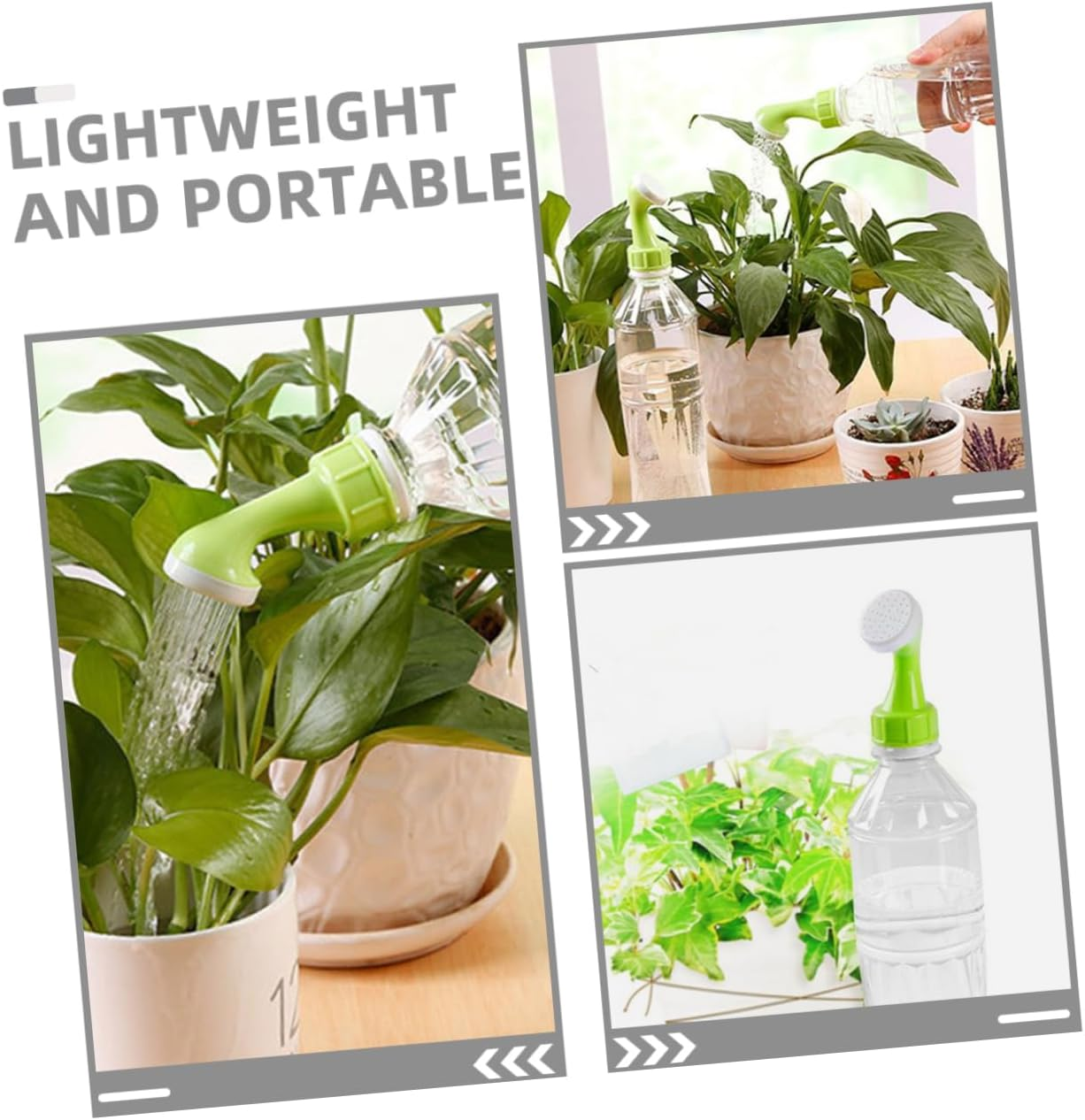 IWOWHERO 8Pcs Garden Watering Spray Nozzle for Outdoor Hose Bottle Nozzle Jet Sprinkler Function for Bonsai Plants and Gardening Supplies image number 4