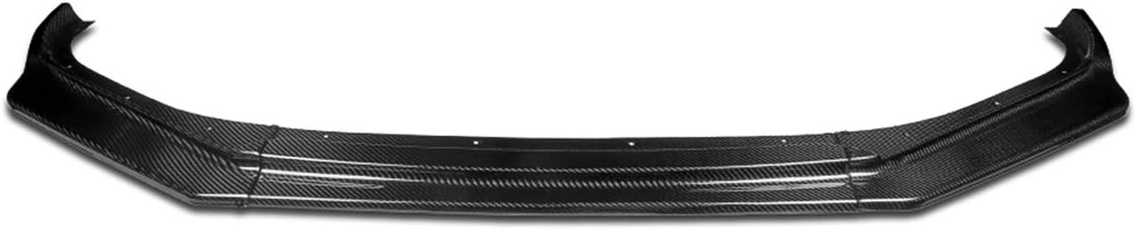 DNA MOTORING 2-PU-516-R-RCF Resin Carbon Fiber Front Bumper Lip Cs2-Style Compatible with 08-10 Subaru WRX/STI