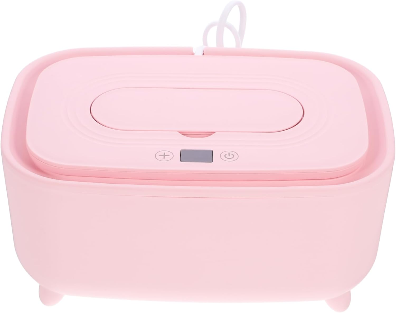 Portable Baby Wipe Warmer USB Powered Wet Tissue Warmer Adjustable Temperature Cherry Pink for Travel Home Car Newborns image number 1