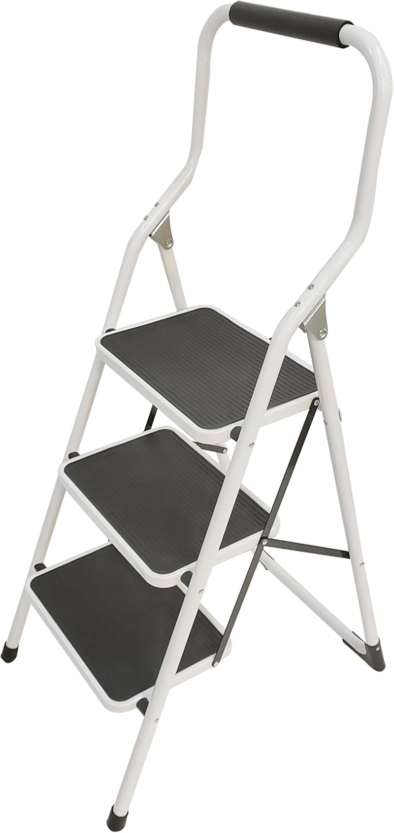 L.T. Williams 3 Step Steel Ladder White 9756 image number 3