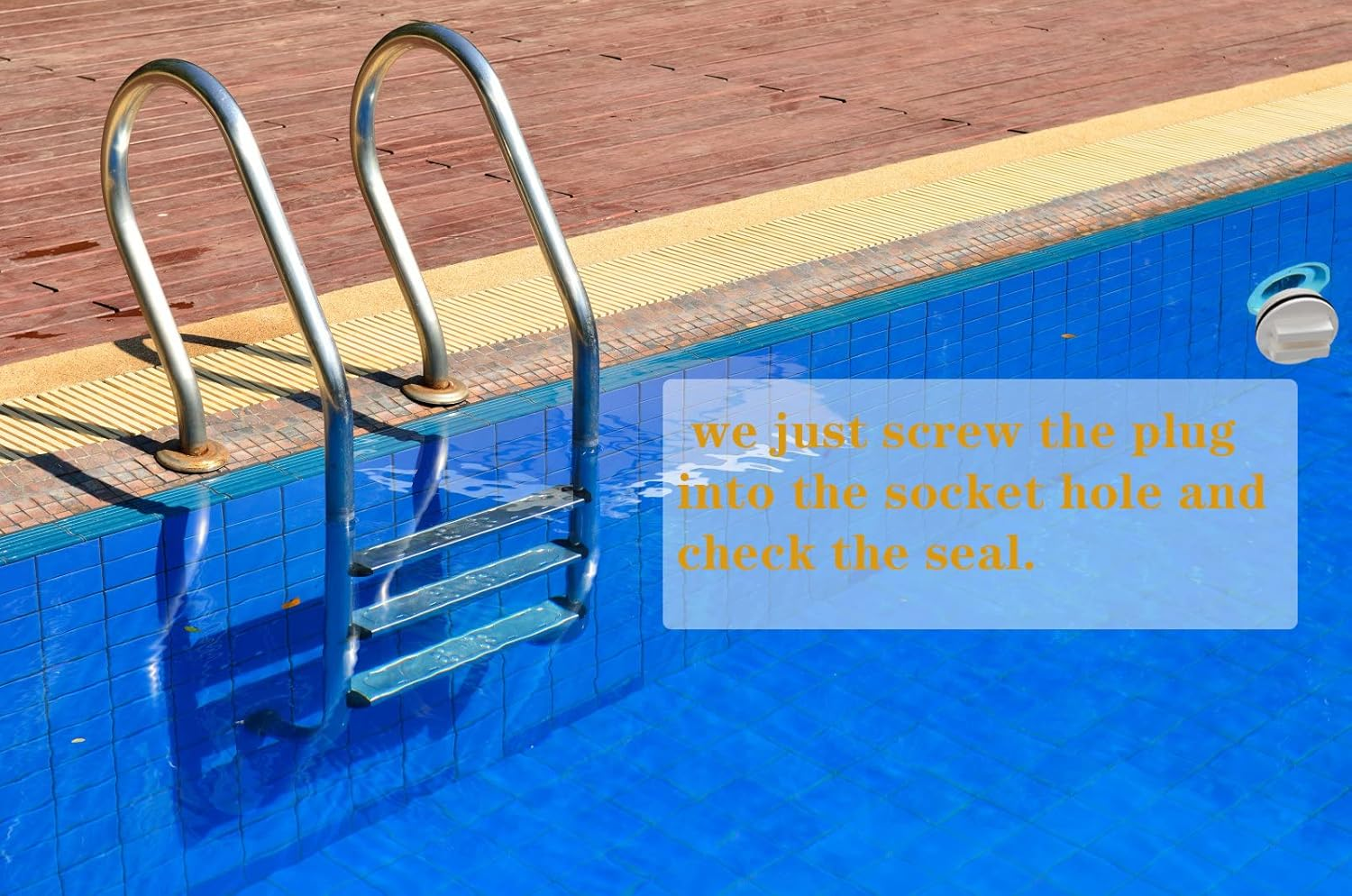 1-1/2" Threaded Pool Filter Drain Plug Cap Winterizing Plug, SP1022C with O-Ring Replacement for Pentair, Hayward, Sta-Rite Pool Filter Darin Plug (2 Pack) image number 2