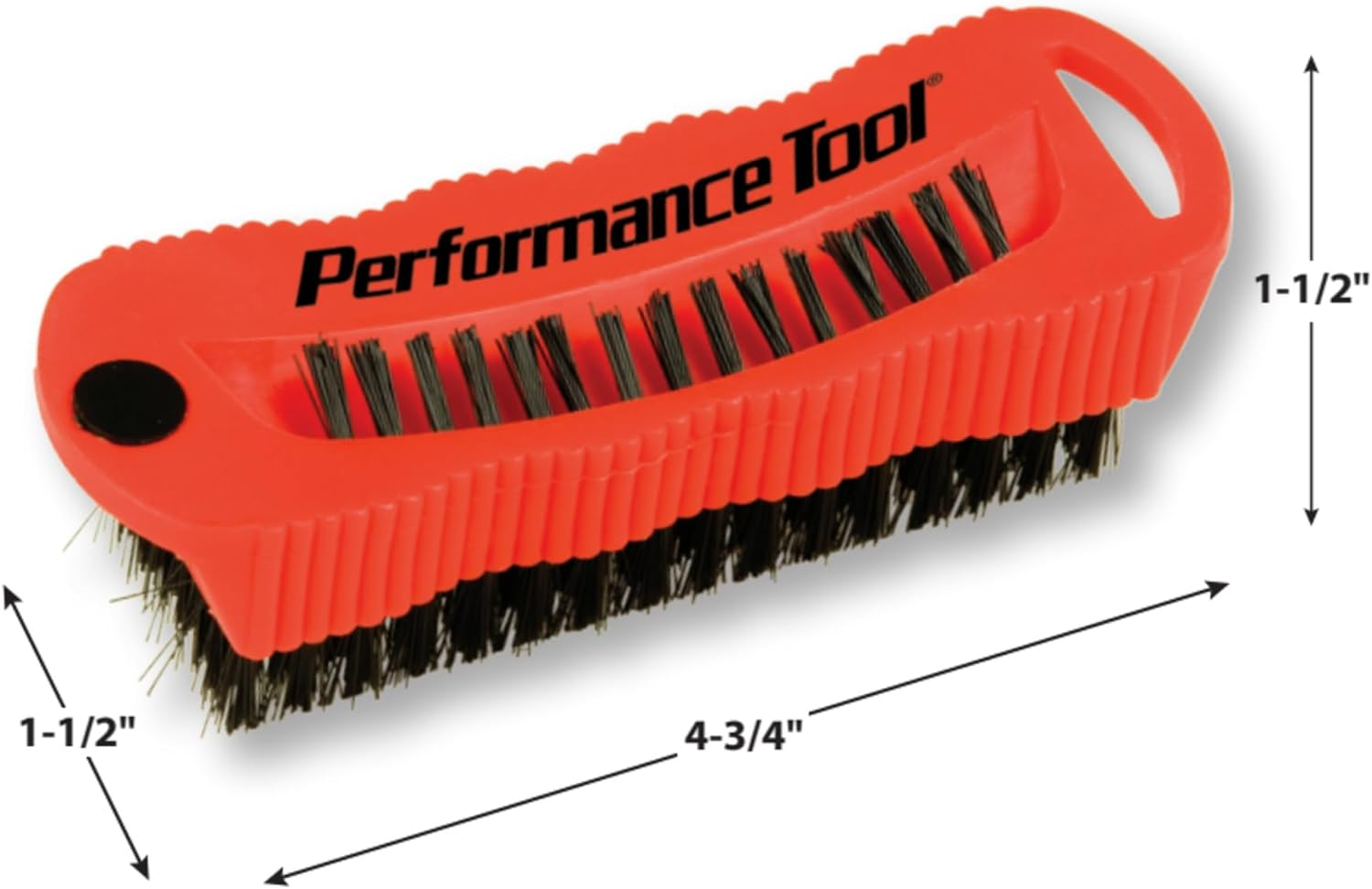 Performance Tool W9163 Utility and Fingernail Brush with Magnet/Scrub Brush image number 3