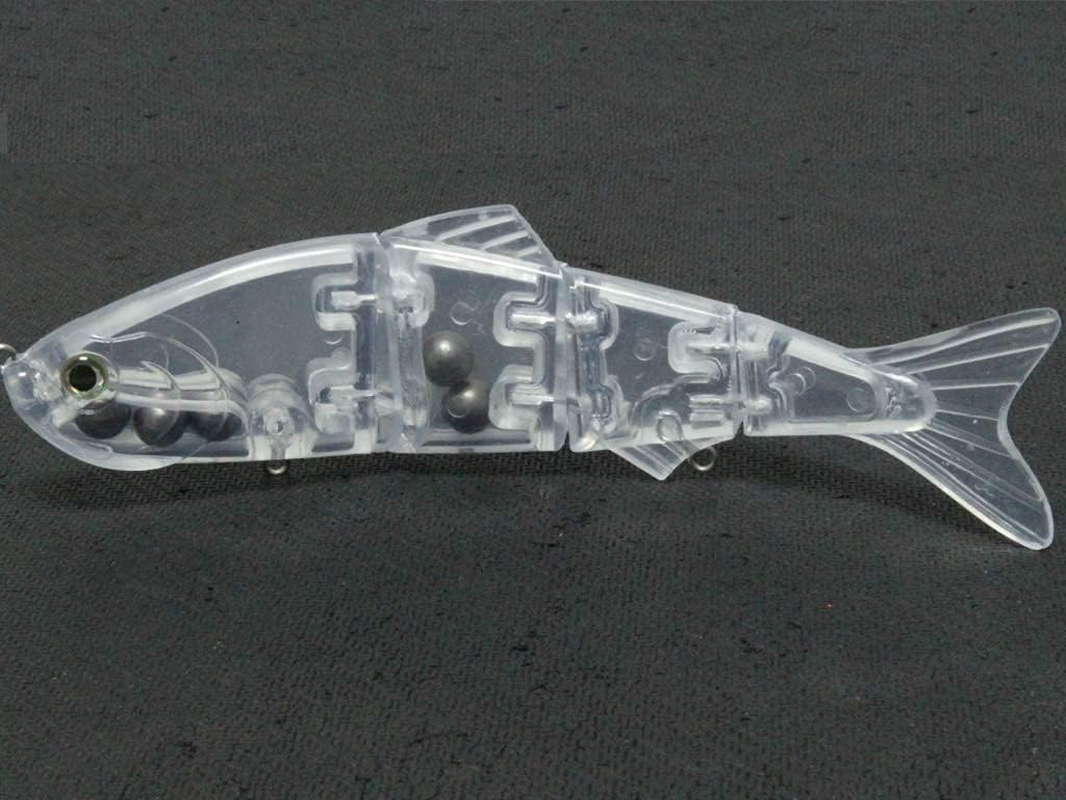 Wlure 10 Blank Unpainted Minnow Crankbait Topwater Lipless Jerkbait Fishing Lures - Upc255P10 image number 7