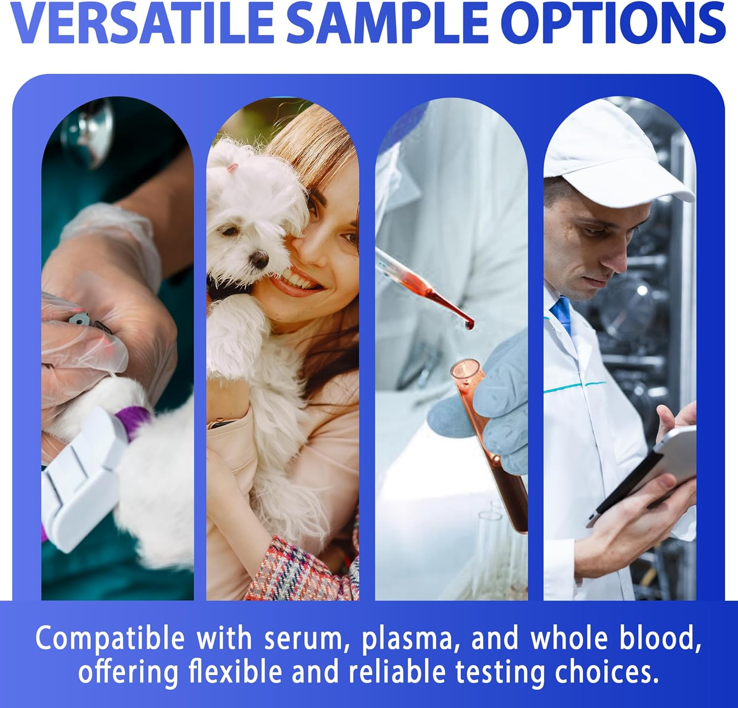 Dog Cat Pregnancy Test Kit at Home &ndash; 2 Tests/Pack for Early Pregnancy Detection in Dogs & Cats ， Canine & Feline Relaxin Test Kit image number 3