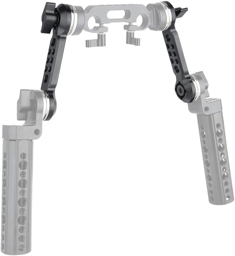 Niceyrig ARRI Rosette Arm Arri Standard Arm Extension Rigs Dogbone Rosette Mount with Thread Holes image number 3