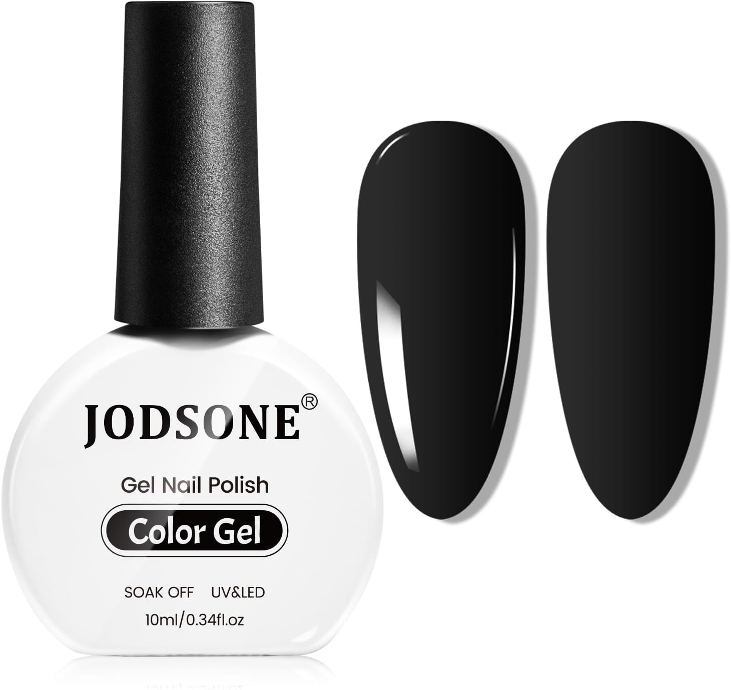 JODSONE 10Ml Gel Nail Polish White Gel Polish White Nail Polish Soak off Led Gel Polish Nail Art Manicure Salon Diy at Home