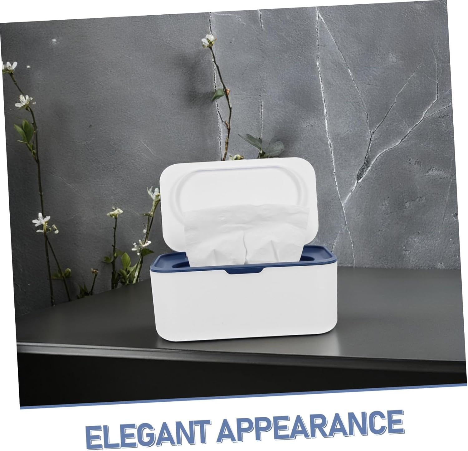 Refillable Wipes Box Elegant Tissue Holder for Home Travel Stylish Napkin Tissue Dispenser Easy for Wipes Daily Use image number 6