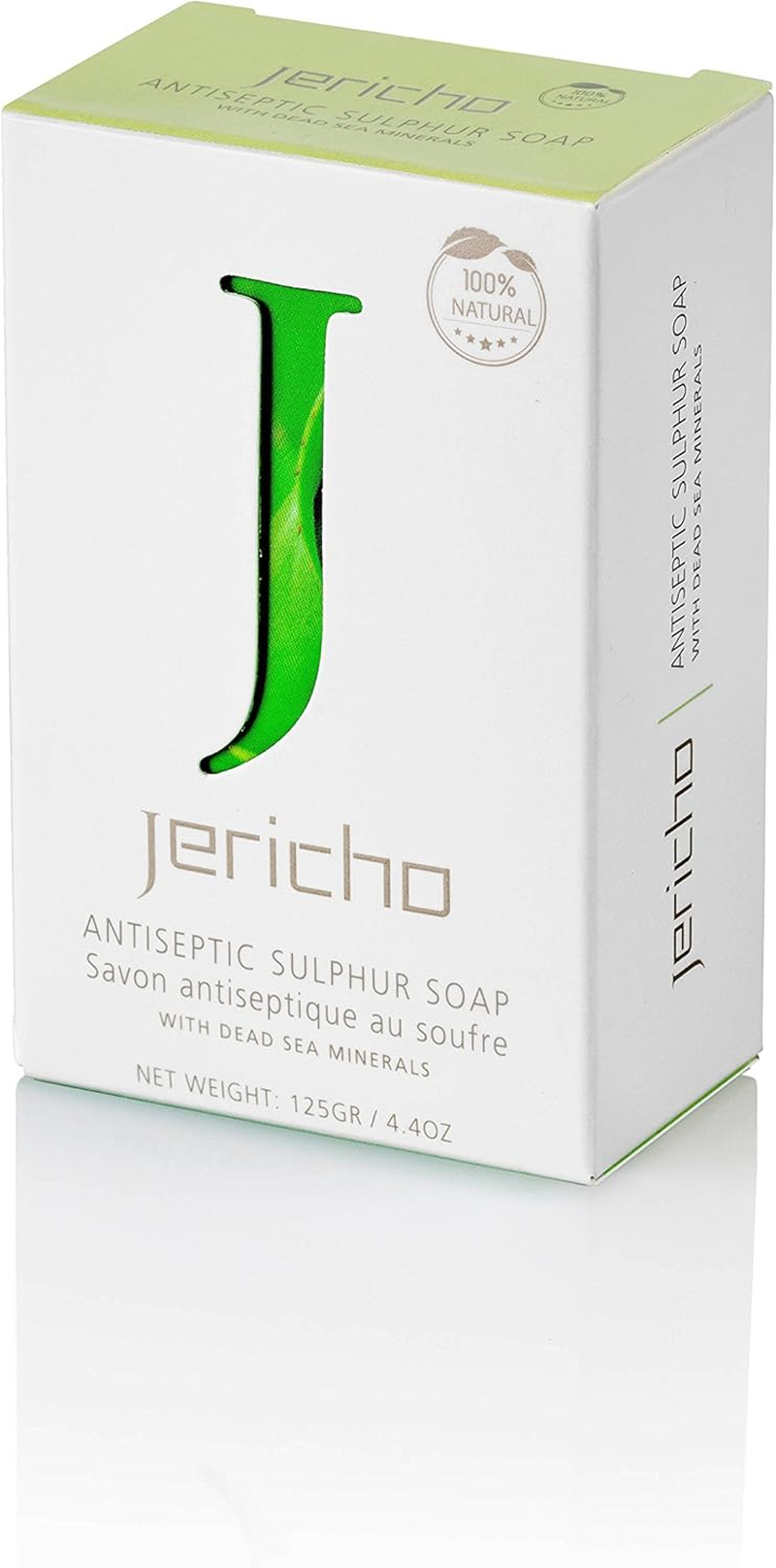 Jericho the Original Dead Sea Sulfur Soap Bar by - Natural Face and Body Treatment Soap with Sulphur and Minerals from the Dead Sea image number 2
