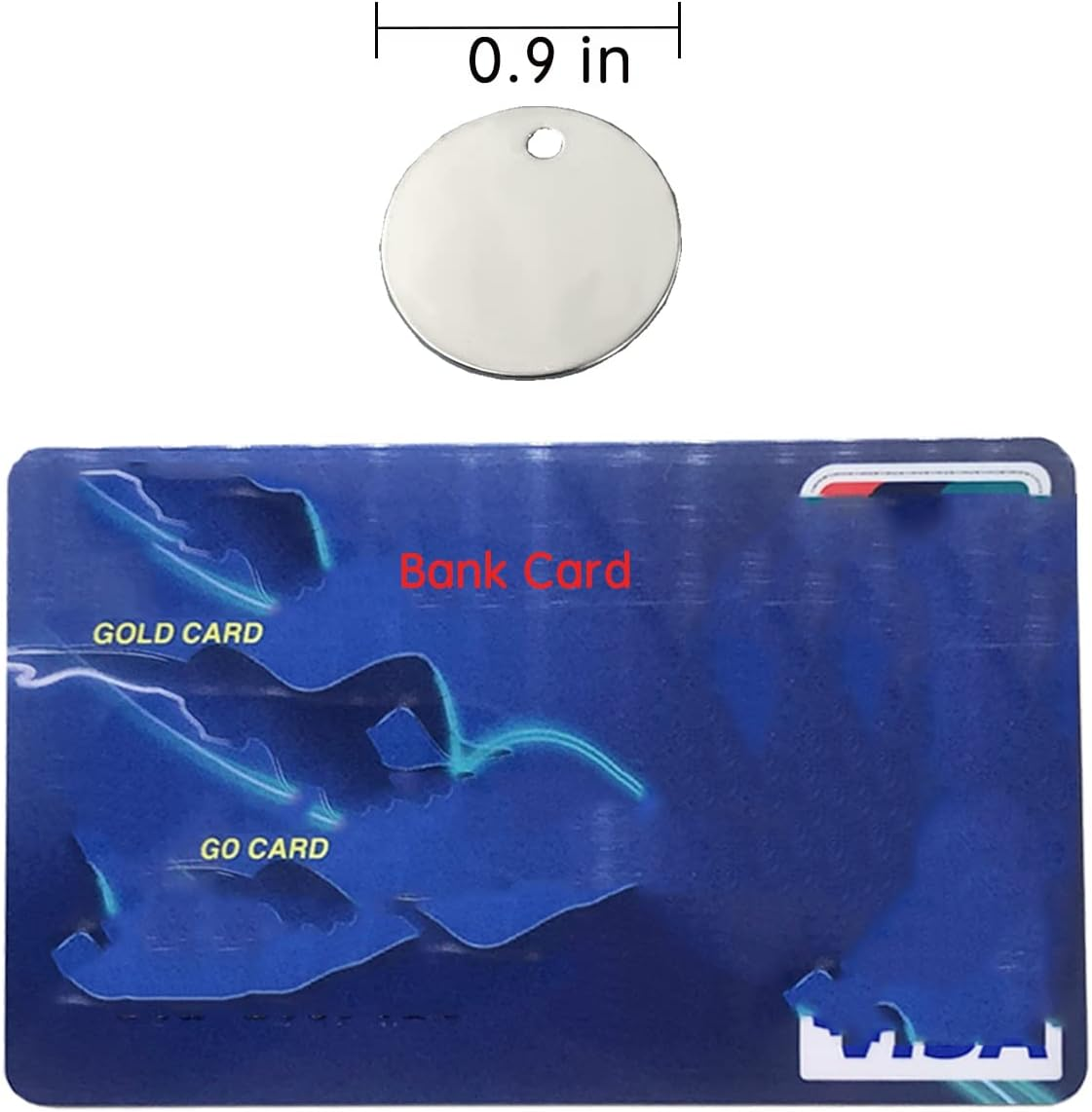 Stainless Steel Numbered Tags, round Metal Key Tags ID Tags with Rings (1-30) image number 4