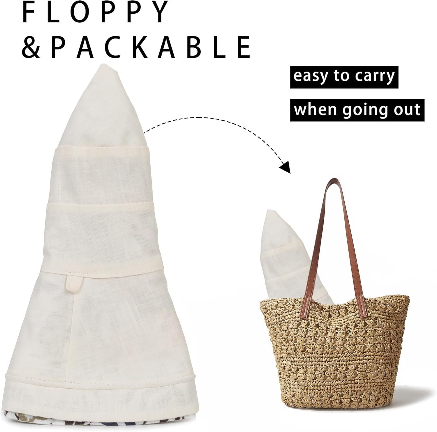 Women Summer Sun Hat UV Protection Bucket Hats Wide Brim Sun Hats Outdoor Foldable Travel Hat