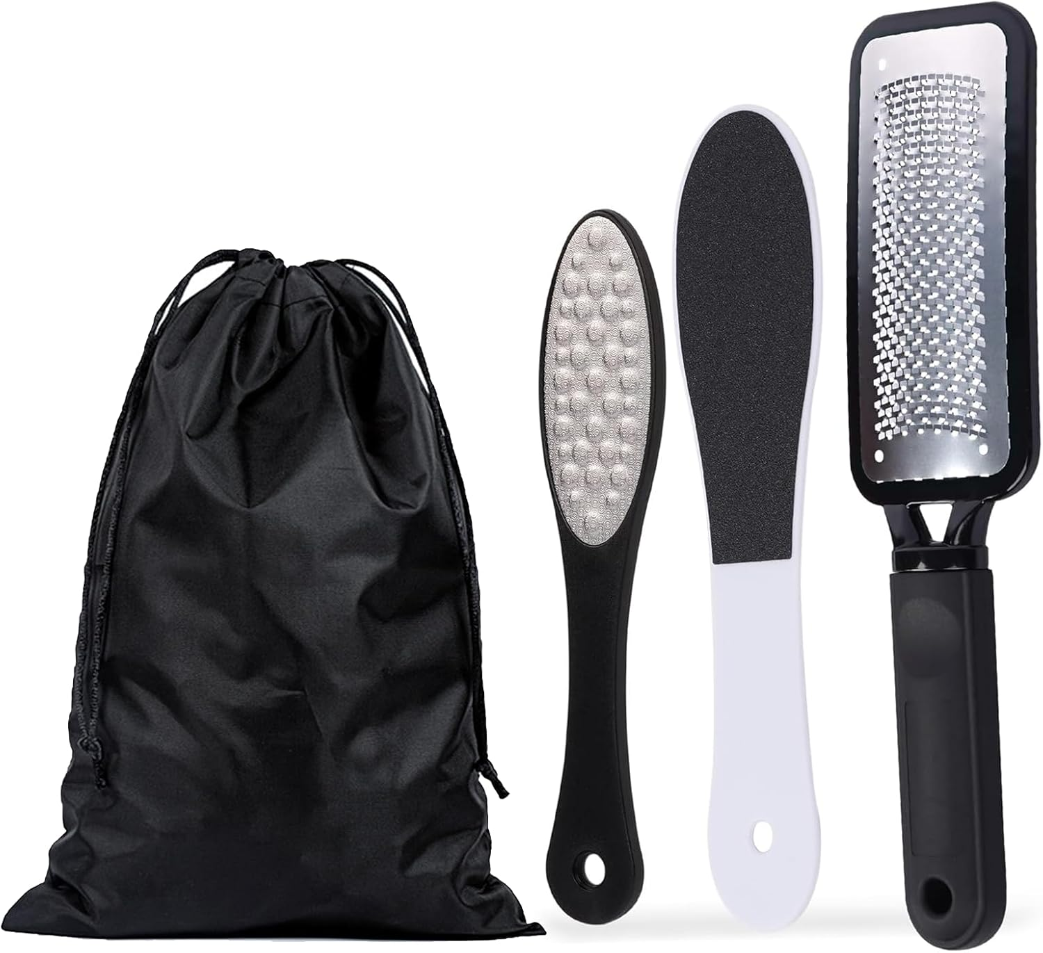 Weidllys Professional Foot Scrubber for Hard Skin - Pack 3 Pedicure Foot File, Foot Scraper & Callus Remover for Feet Leaving Soft & Smooth Heels image number 5