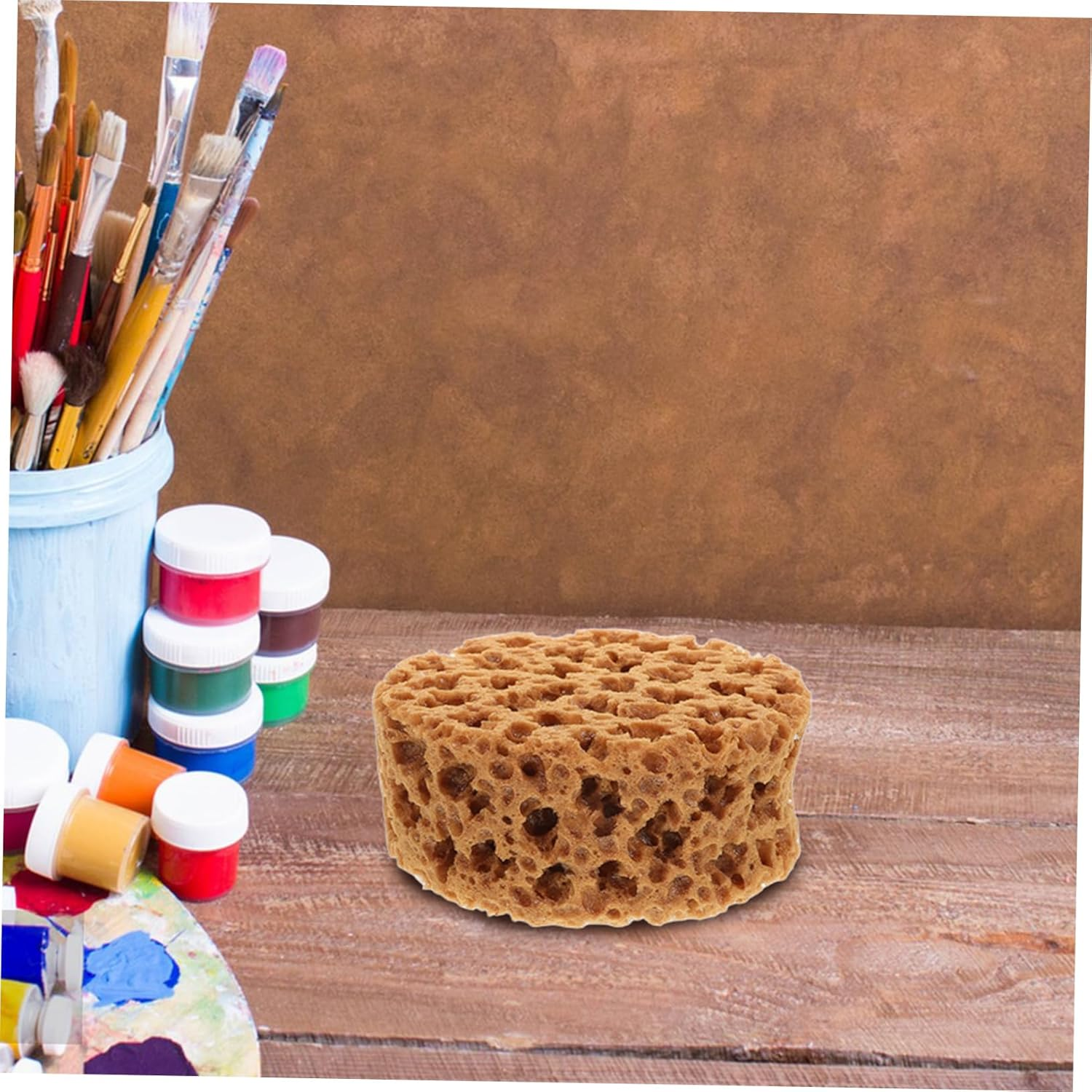 Small Decorative Flower Paint Sponge Brush for Craft Painting and Wall Art Artificial Seaweed Material Painting Sponge Tool and Furniture Finishing image number 5