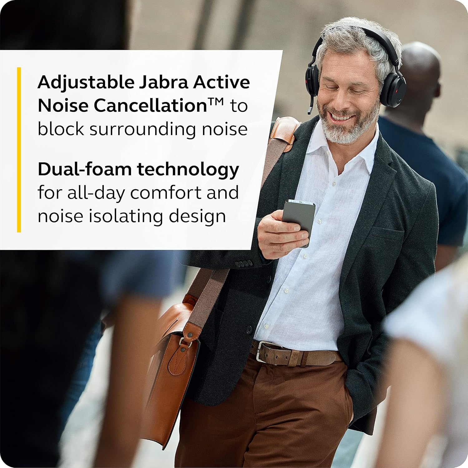 Jabra GN Evolve2 75 Link380A MS Stereo W/Stand USB-A Bluetooth Adapter [27599-999-989] image number 3