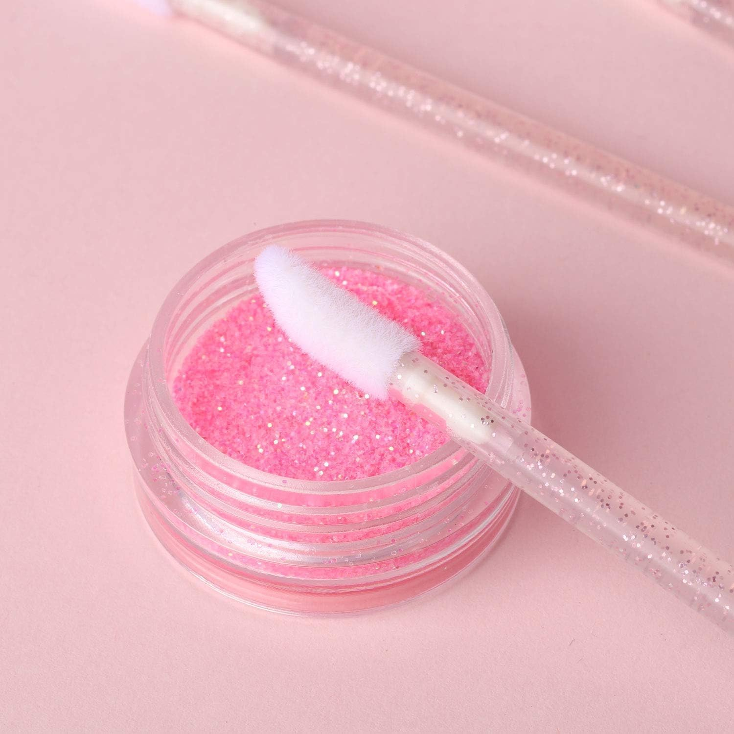 500Pcs Glitter Crystal Lip Brush,Crystal Lip Brushes Tool Kits Lip Gloss Applicators Lipstick Gloss Wands （Multicolour） image number 2