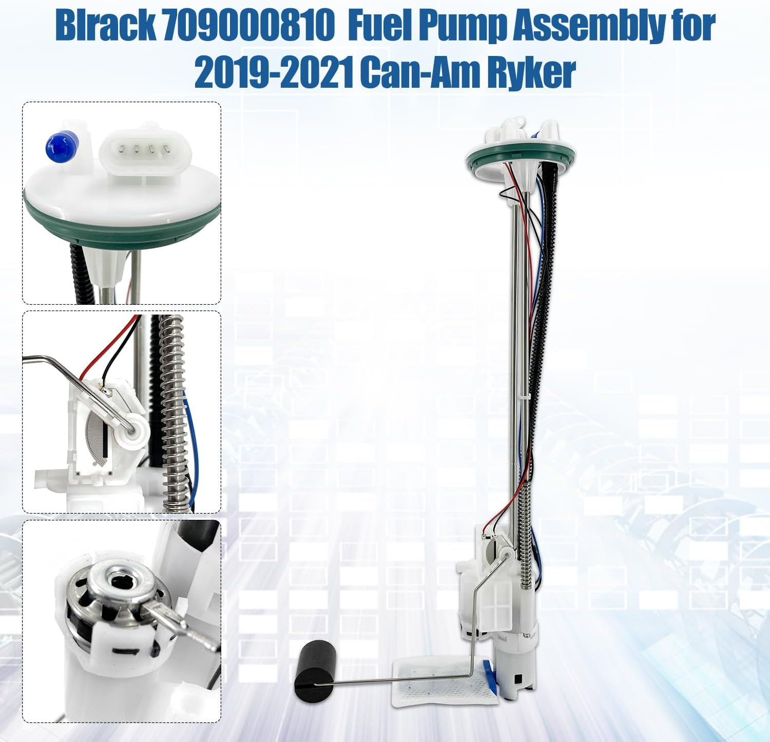 Blrack 709000810 Fuel Pump Assembly, Automotive Replacement Parts Compatible with 2019-2021 Can-Am Ryker STD 600/900 ACE Rally Edition 900 ACE 548874036 image number 3