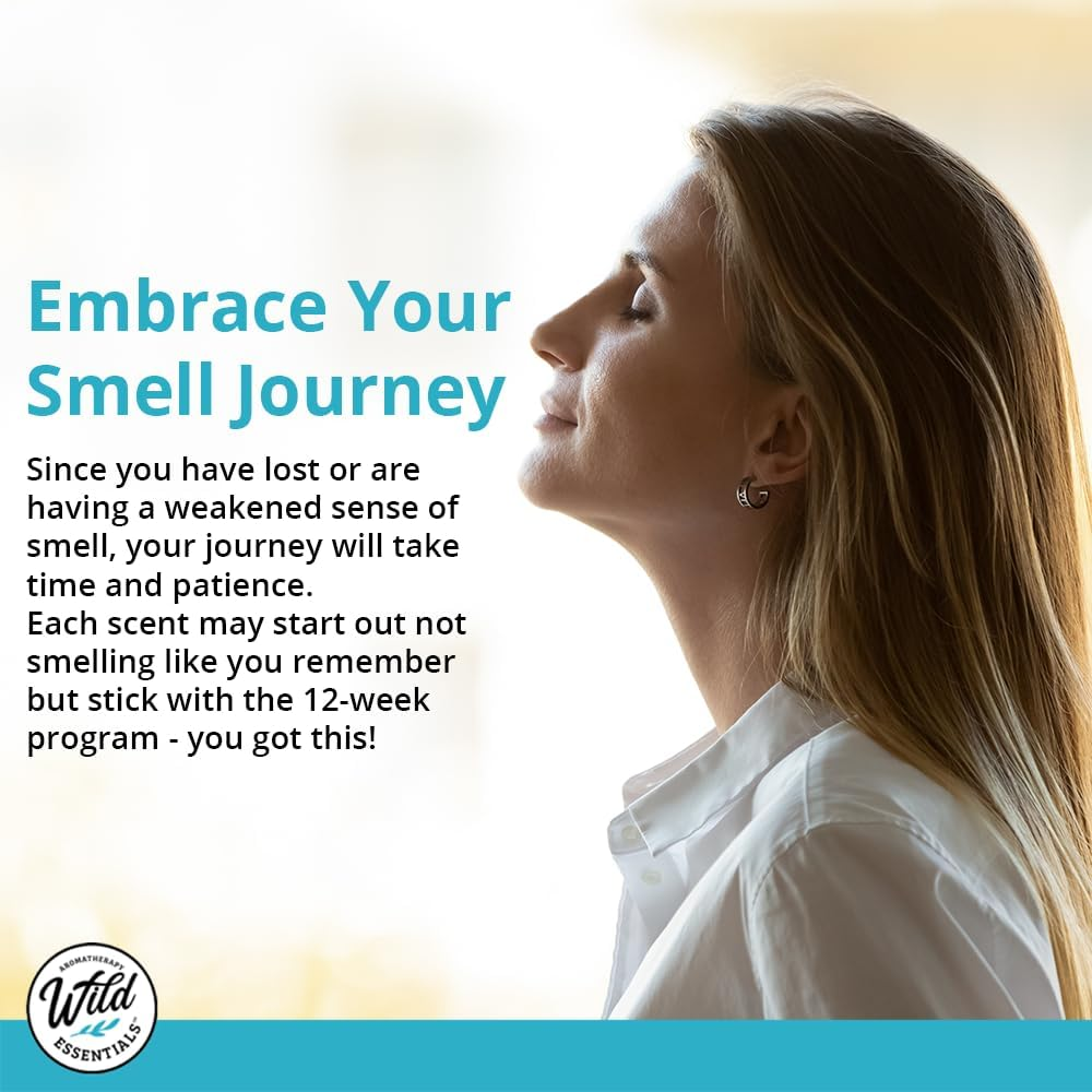 Wild Essentials Smell Retraining Kit Nasal Inhalers, Made in the USA, Pure Essential Oils, Olfactory Therapy, Loss of Smell, Aromatherapy White, White, Small-Medium image number 4