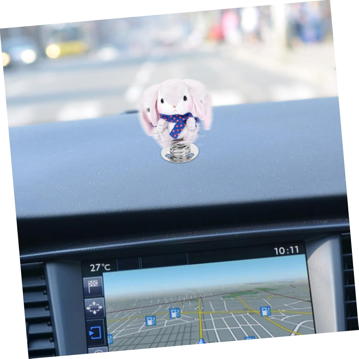 NUOBESTY 10Pcs DIY Spring Base Doll Car Toy Cars Toys Bobblehead Spring Base Compression Spring Car Accesories Dashboard Toy Spring Bases Spring Toy Gadgets Stainless Steel Shake Your Head image number 2
