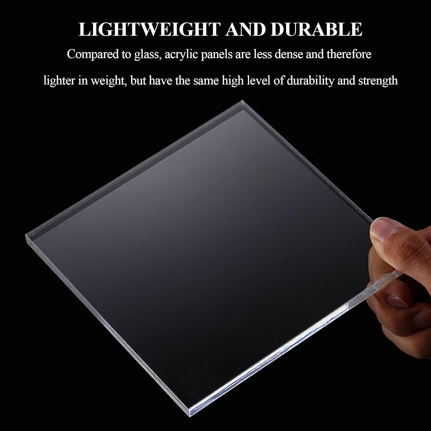 Acrylic Sheet 300&times;300&times;3Mm-300&times;800&times;3Mm, Acrylic Panel Suitable for Househld Decoration, Display, Picture Frame, Painting,300&times;600Mm image number 3