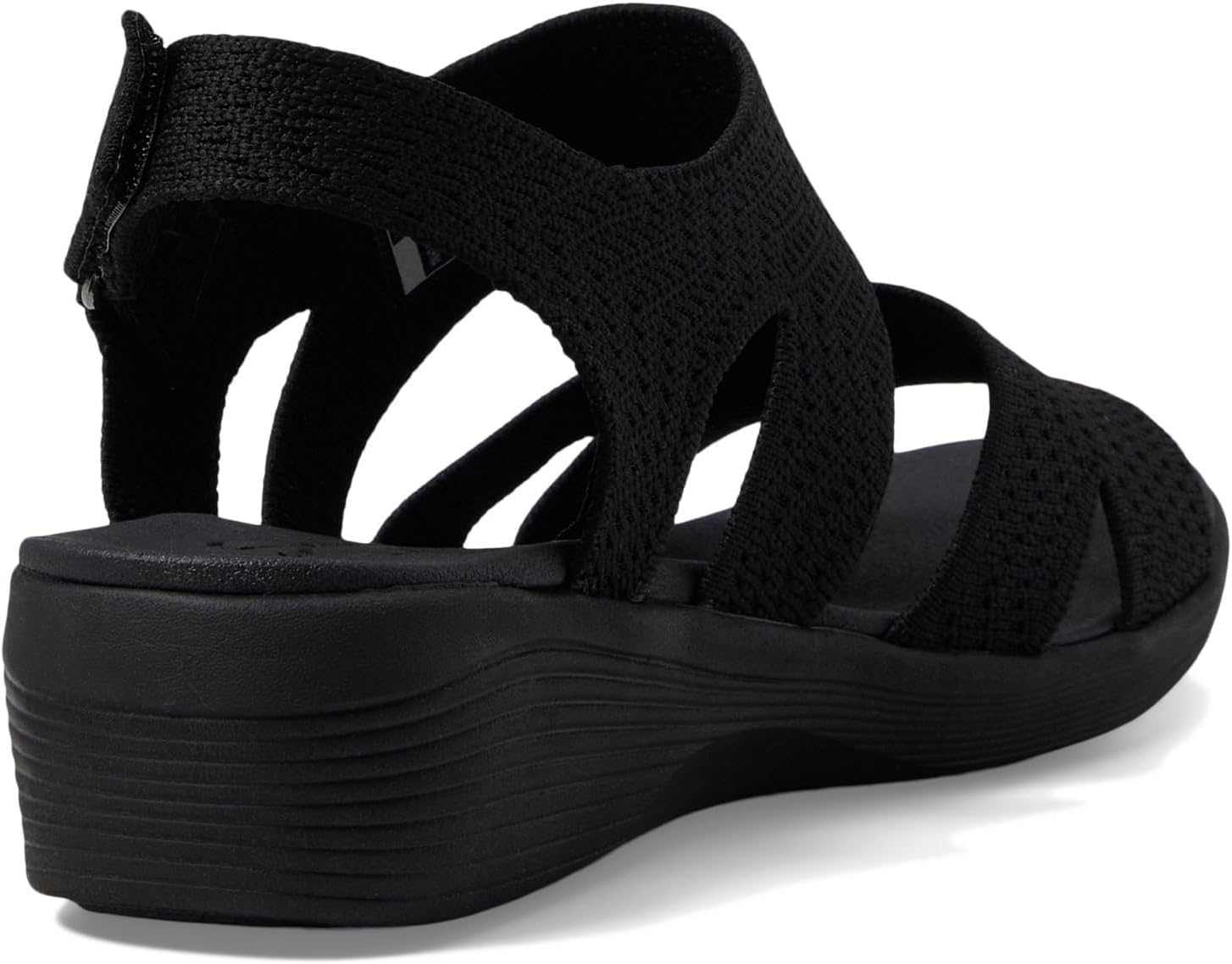 Skechers Women'S Beige Solid Casual Wedge Sandal - Arya - Modern Muse image number 5