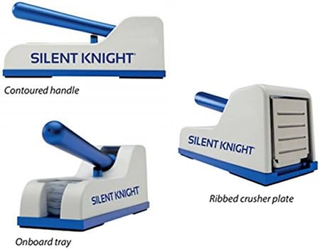 New Silent Knight Pill Crusher + 100 Free Pouches