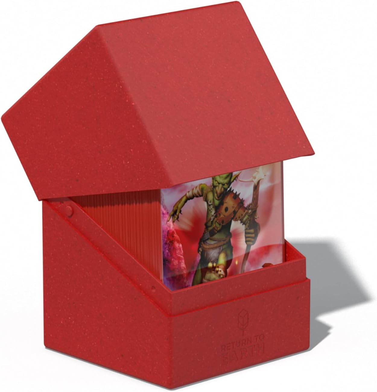 Ultimate Guard Return to Earth Boulder Deck Case 100+ Standard Size Red) image number 3