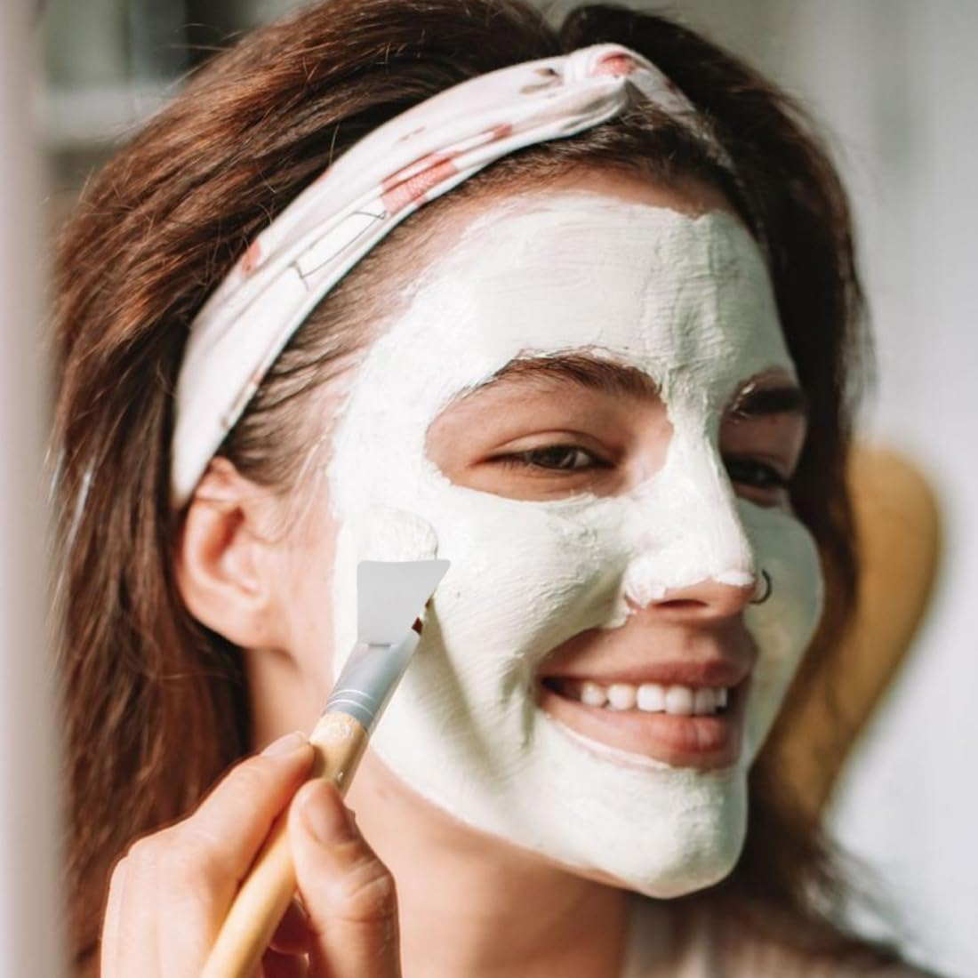 OUDQFCJ Olakin Silicone Mask Brush, Face Mask Applicator, Face Mask Brush, for Face Masks, Eye Masks, Serum, Cleaning Mask or DIY Skin Care image number 5