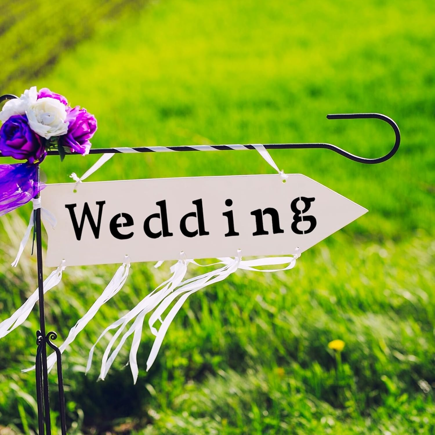 YUXIANLB 65 Pcs 1 Inch White Alphabet Letter Stencils Plastic Letter Number Symbol Interlocking Drawing Template Kit for Painting on Wood Wall Fabric Rock Signage Door Porch DIY Art Projects image number 5