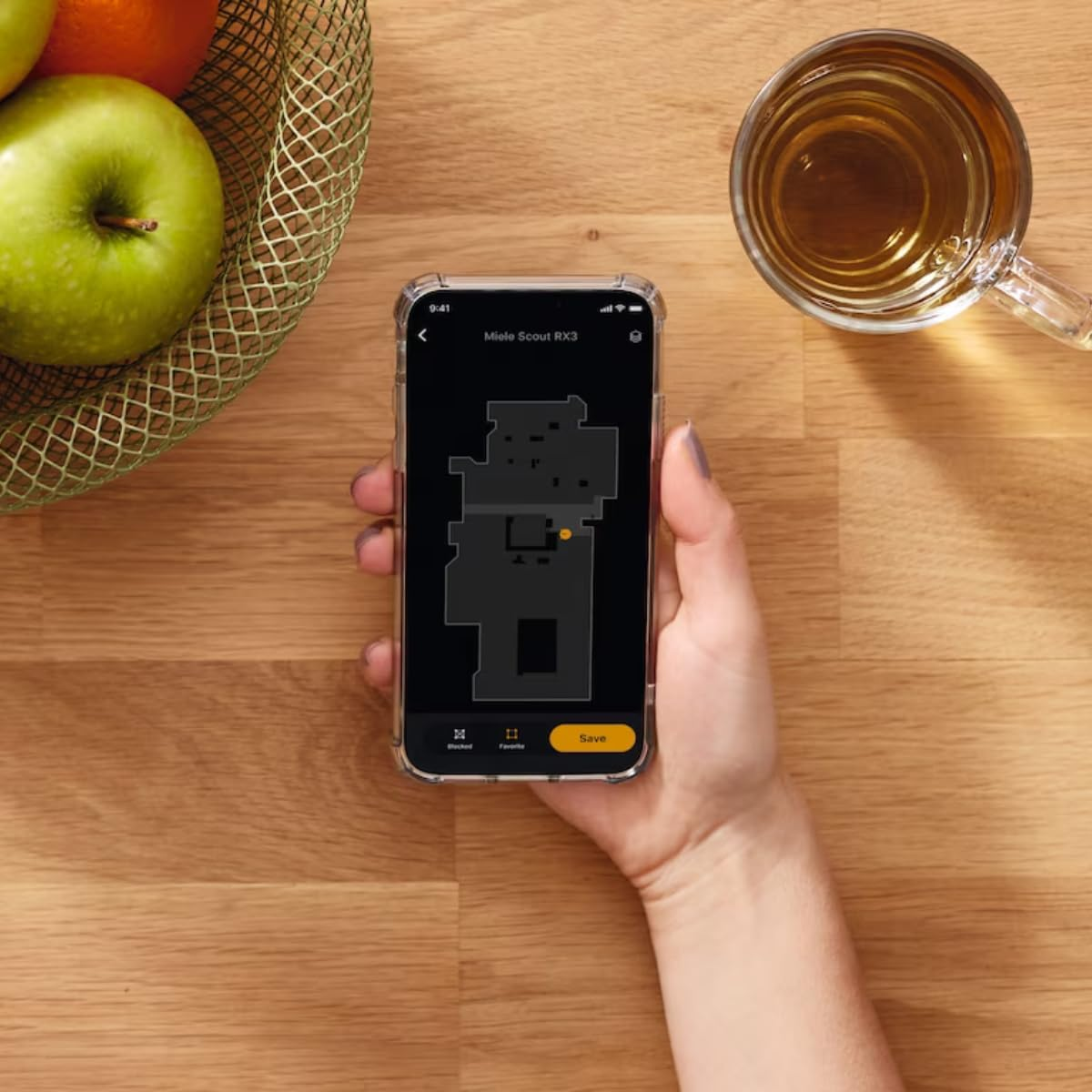 Miele Scout RX3 Robot Vacuum Cleaner, Slimline Robotic Vacuum with 3D Smart Navigation and Airclean plus Filter, Obsidian Black image number 6