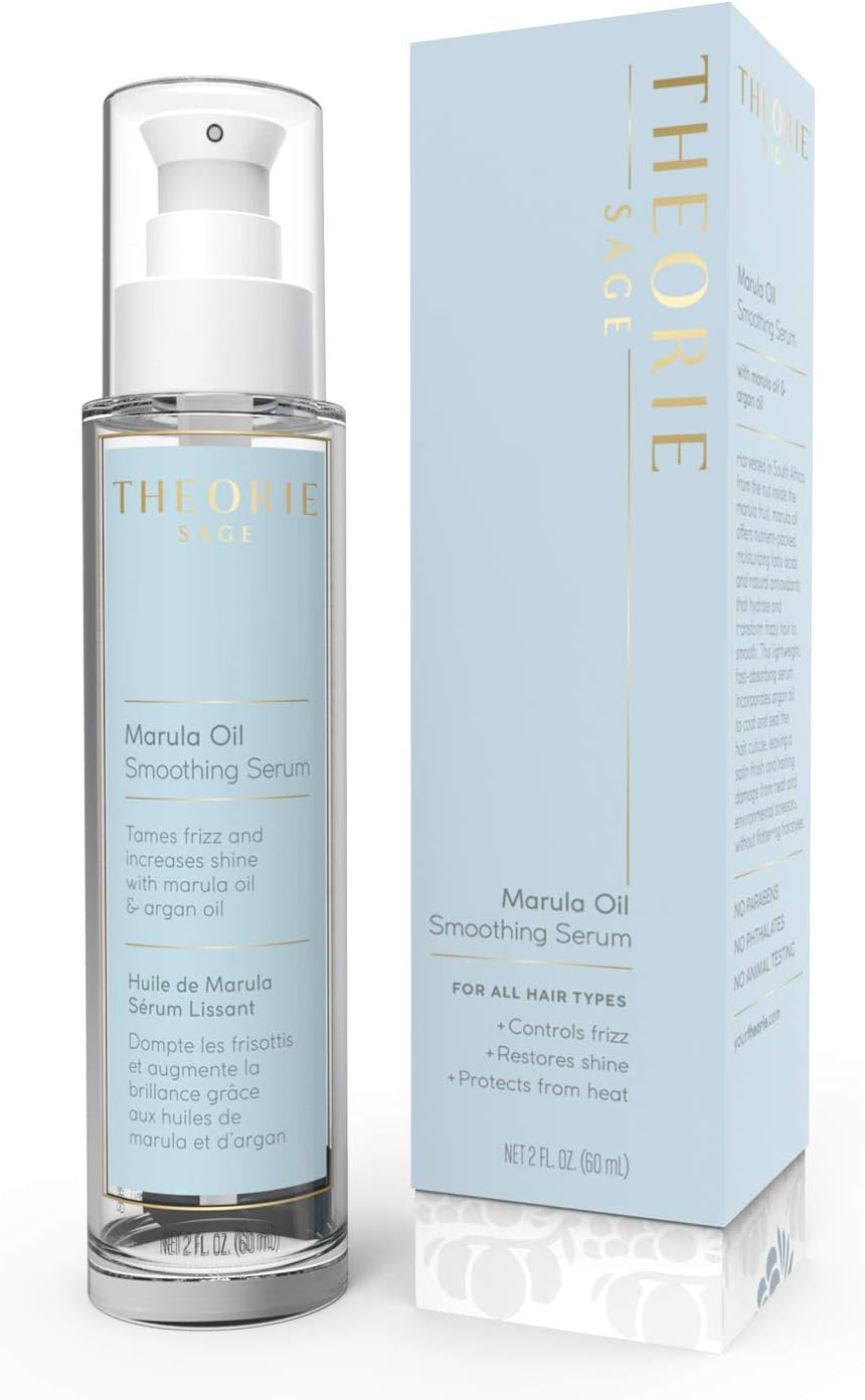 Theorie Marula Oil Hair Serum | Marula & Argan Oil Controls Frizz, Restores Shine | for All Hair Types | Including Keratin Treated and Coloured Hair | 60 Ml image number 2