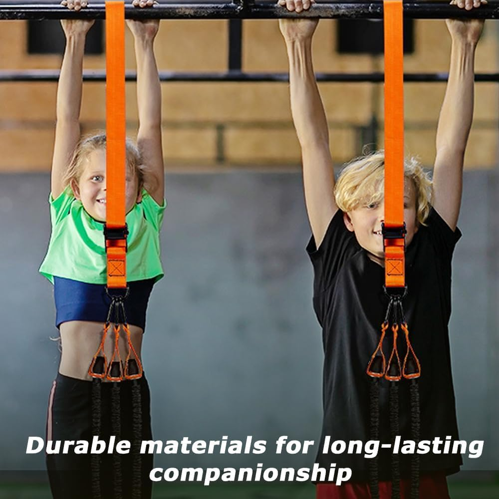 Adjustable Heavy Duty Pull up Assist Equipment, Exercise Bands with Handles, Fitness Bands Set for Working Out, Weight Bands for Muscle Training, Strength, Yoga, Home Gym Equipment image number 2