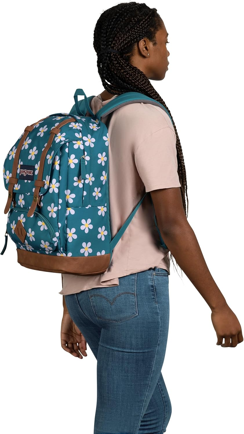 Jansport Cortlandt 15-Inch Laptop Backpack - 25 Liter School and Travel Pack - Springing Garden image number 7