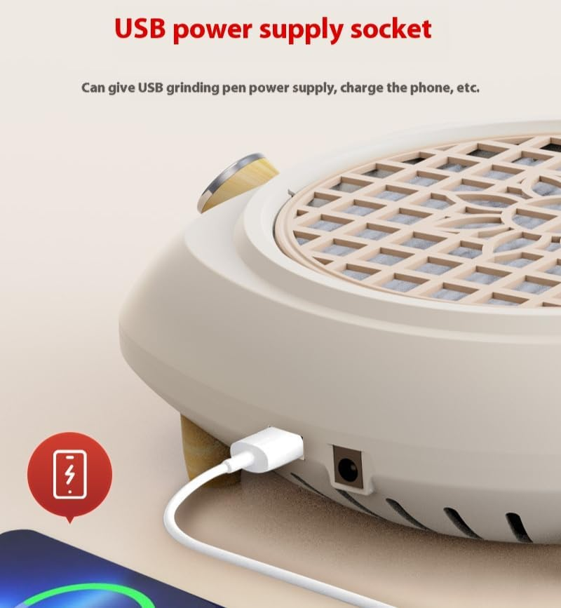 Nail Art Vacuum Cleaner, Brushless Turbo, Low-Noise Nail Art Vacuum Cleaner, High-Power Vacuum Cleaner image number 5