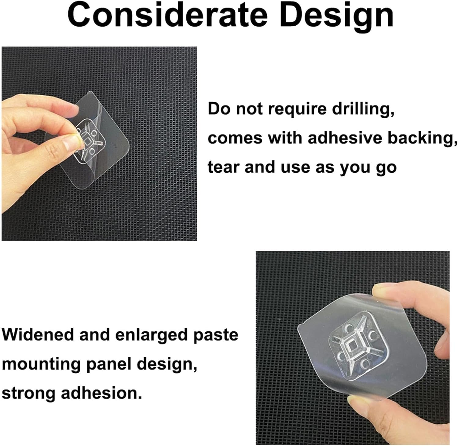 12-Pack Furniture Anti-Tip Kit, 7Cm Self-Adhesive Wall Anchors for Child & Earthquake Safety, No Tools Needed Easy Installation for Bookcase, Dresser, Cabinet, TV to Prevent Falling image number 4