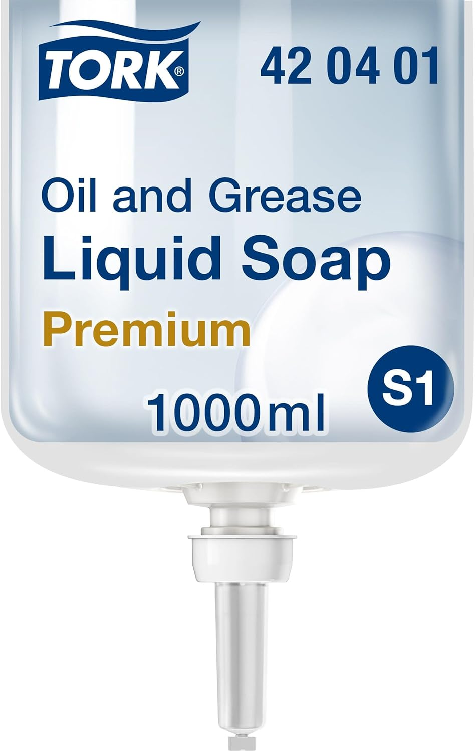 Tork Oil and Grease Liquid Soap S1, Dermatologically Tested, 1 X 1000Ml, 420401