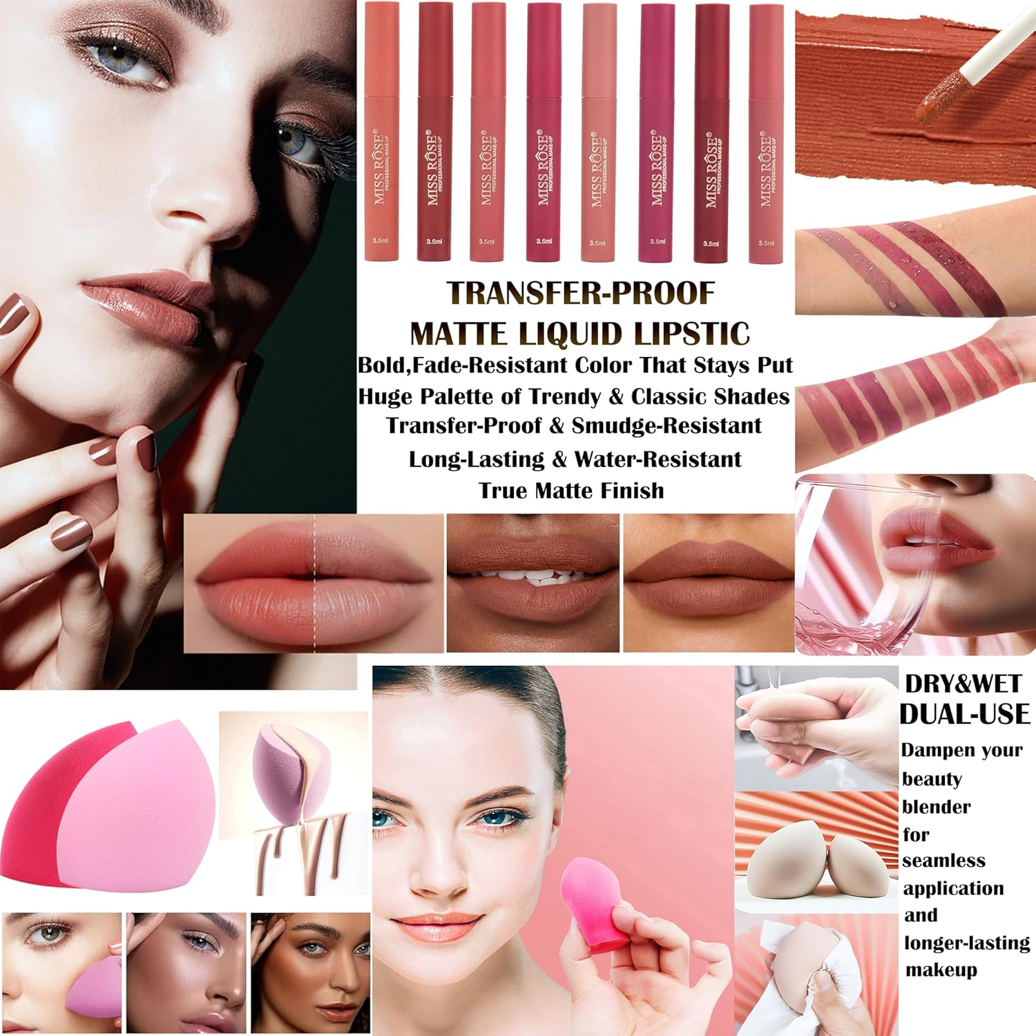 Hoorayeah Makeup Kit - Makeup Sets for Girl - Gift Sets for Women with Eye Shadow Palette, Lipstick image number 6