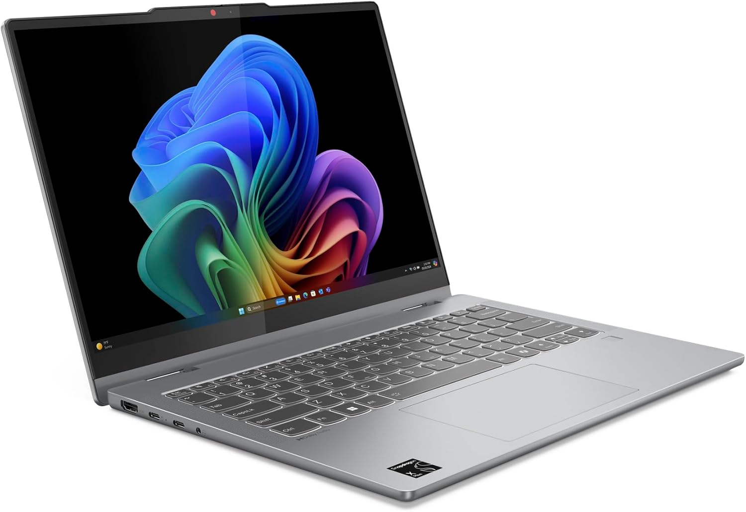 Lenovo Ideapad 5 2-In-1 14Q8X9 Co-Pilot+ 14" WUXGA OLED Touch Display SD X X1-26-100 16GB 512GB SSD Wifi 7 Luna Grey Win11H 83GH0039AU image number 1
