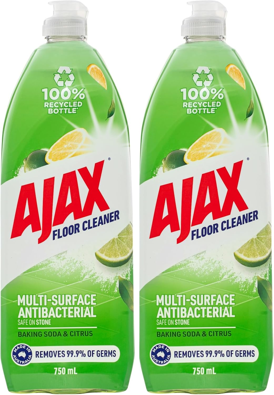 Ajax Baking Soda Floor Cleaner 750 Ml (Pack of 2) image number 2
