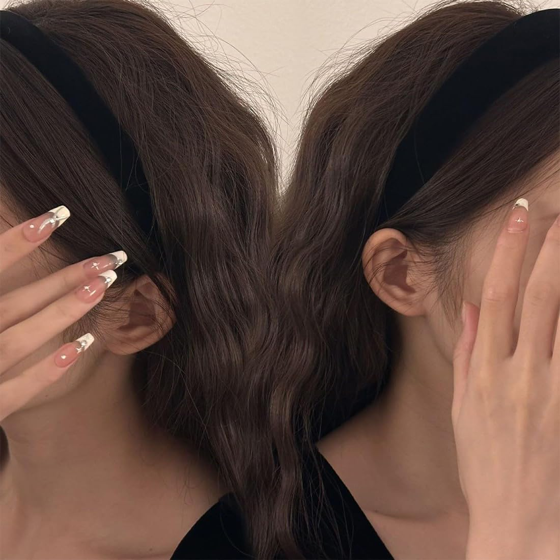 Aililong 4 Pieces Baby Headband Velvet Headbands for Newborns, Toddlers and Babies, Elastic, Soft, Perfect Size, Hair Band for Women and Girls image number 6