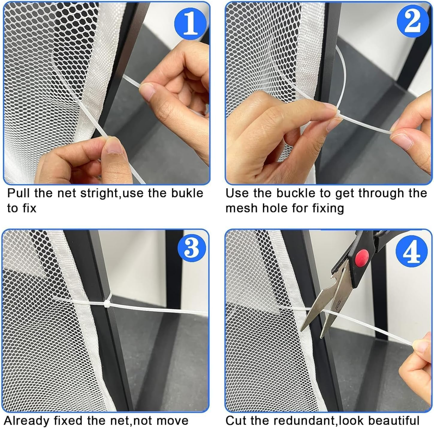 Ausgear 4.5M Child Safety Net - Durable Banister Guard for Stair Railing, Balcony and Stairway Protection - Baby Proofing Dog Gate - Brown, 78Cm X 4.5M image number 2