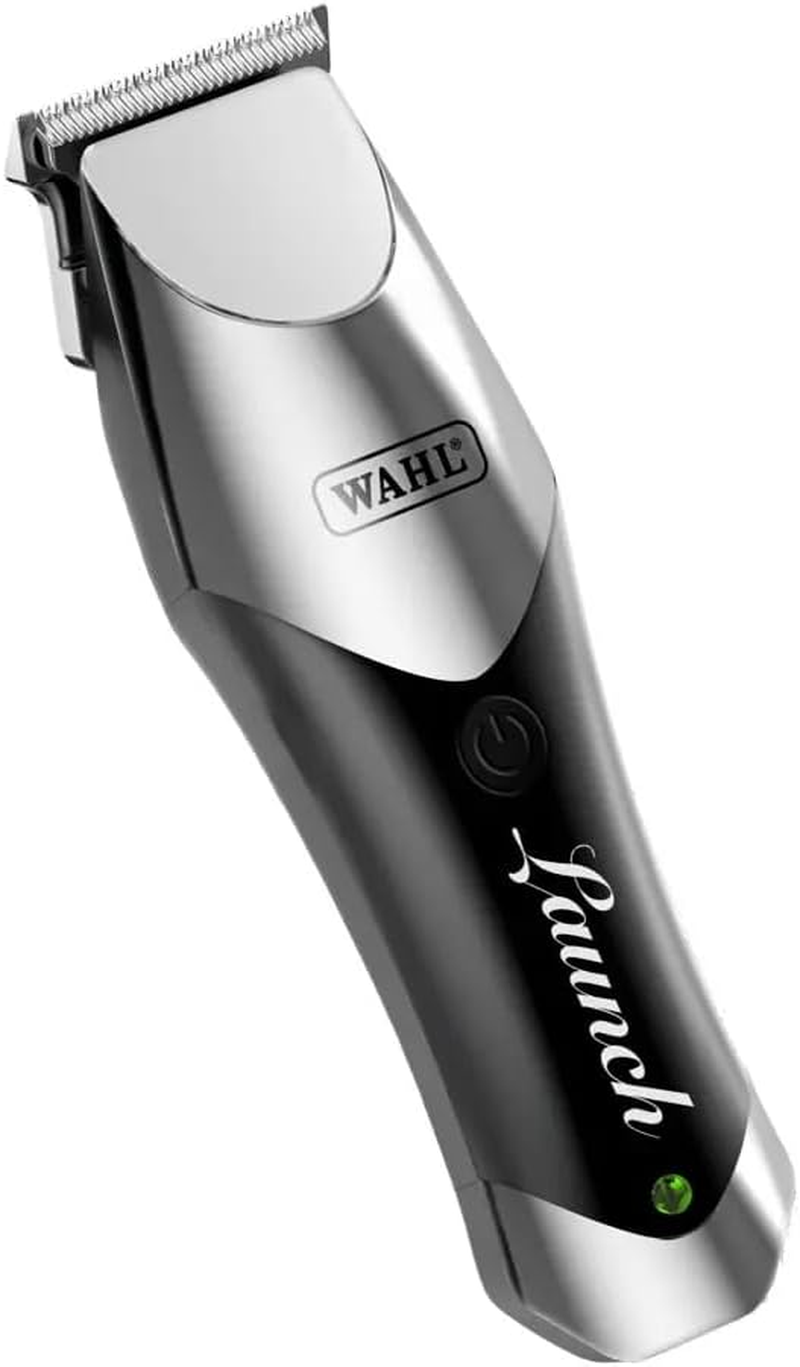 Wahl Professional Cordless Launch Hair Trimmer, T-Wide Detachable Blade, 6,000 RPM Motor, LED Indicator image number 2