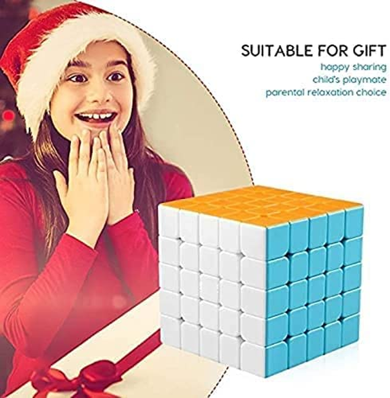 Coogam Qiyi 5X5 Speed Cube Stickerless Puzzle Toy (Qizheng S Version) image number 1