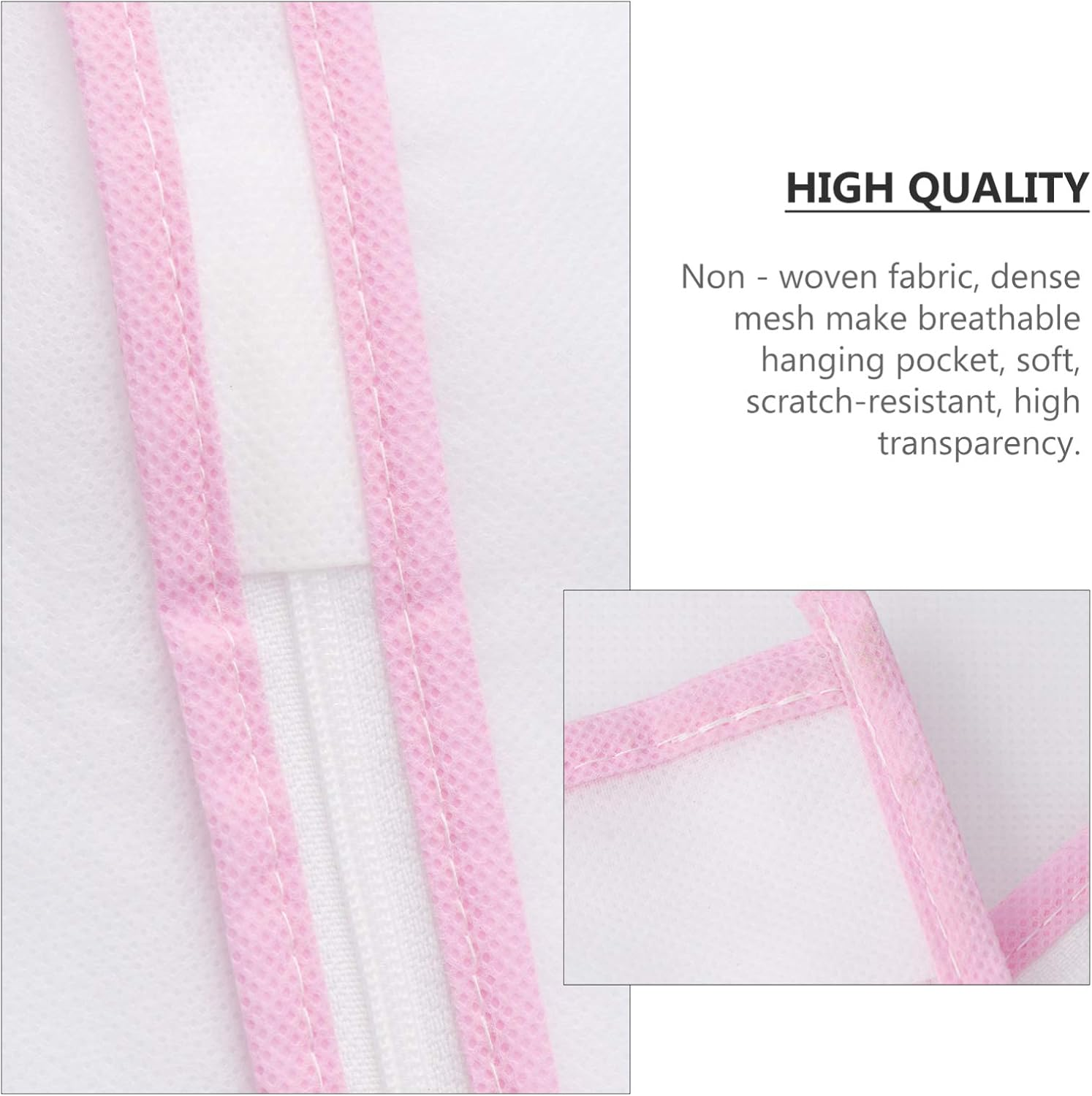 1Pc Wedding Dress Dust Cover Storage Bags for Clothes Bridal Dress Dust Cover Garment Dust Bag Long Dress Storage Bag Clothing Dust Cover Non-Woven Fabric Sofa Coat Bridesmaid image number 2