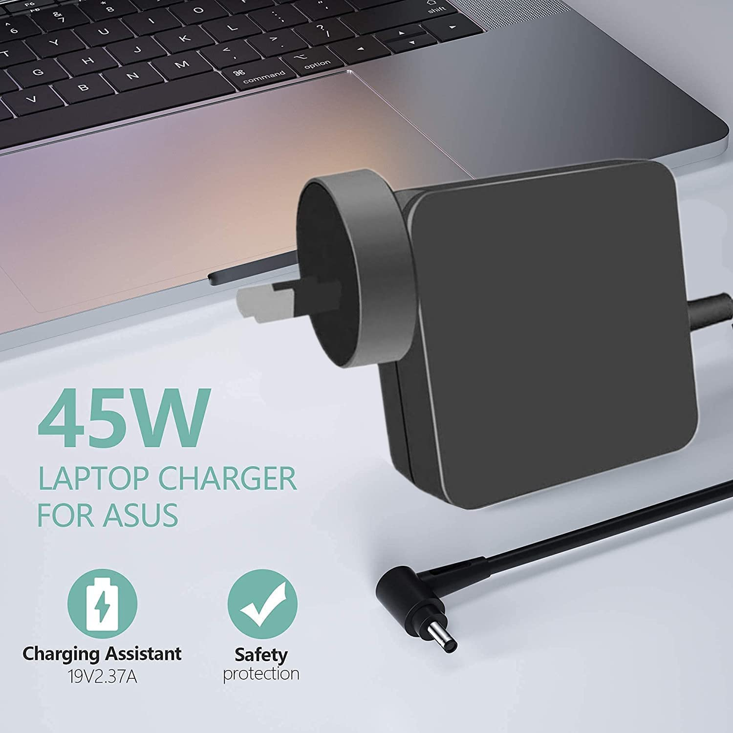 45W Notebook Charger, Compatiable for ASUS Vivobook Zenbook 14 15 17 S14 S15 S17 E402 E402W E403S E406M X540 X540Y X515 X515J UX305 UX305C UX410U ADP-45BW Z, for ASUS Charger【4.0Mm*1.35Mm】 image number 4